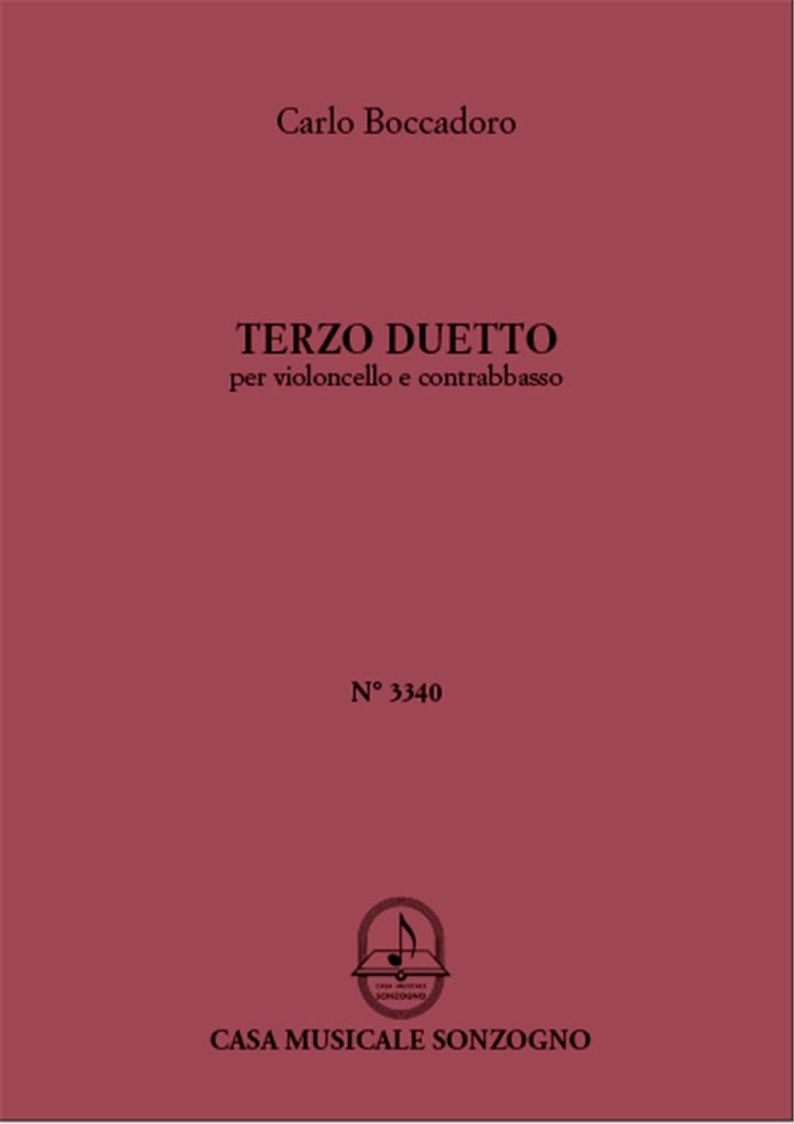 Terzo Duetto, per Violoncello e Contrabbasso