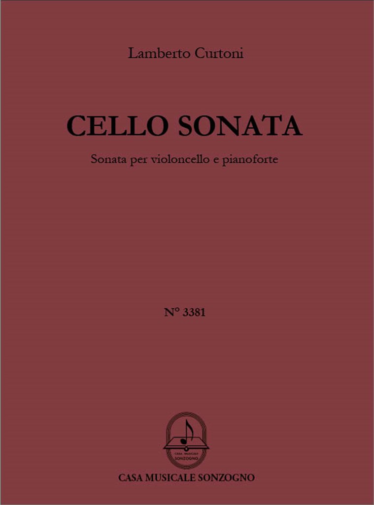 Sonata Per Violoncello E Pianoforte