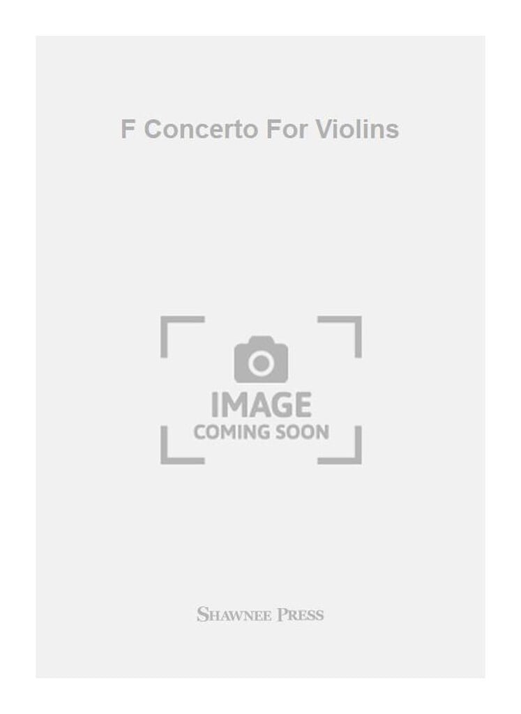 F Concerto For Violins