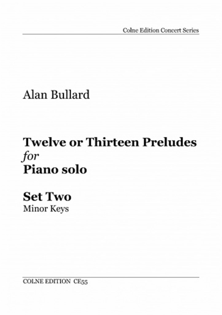Twelve or Thirteen Preludes Set Two