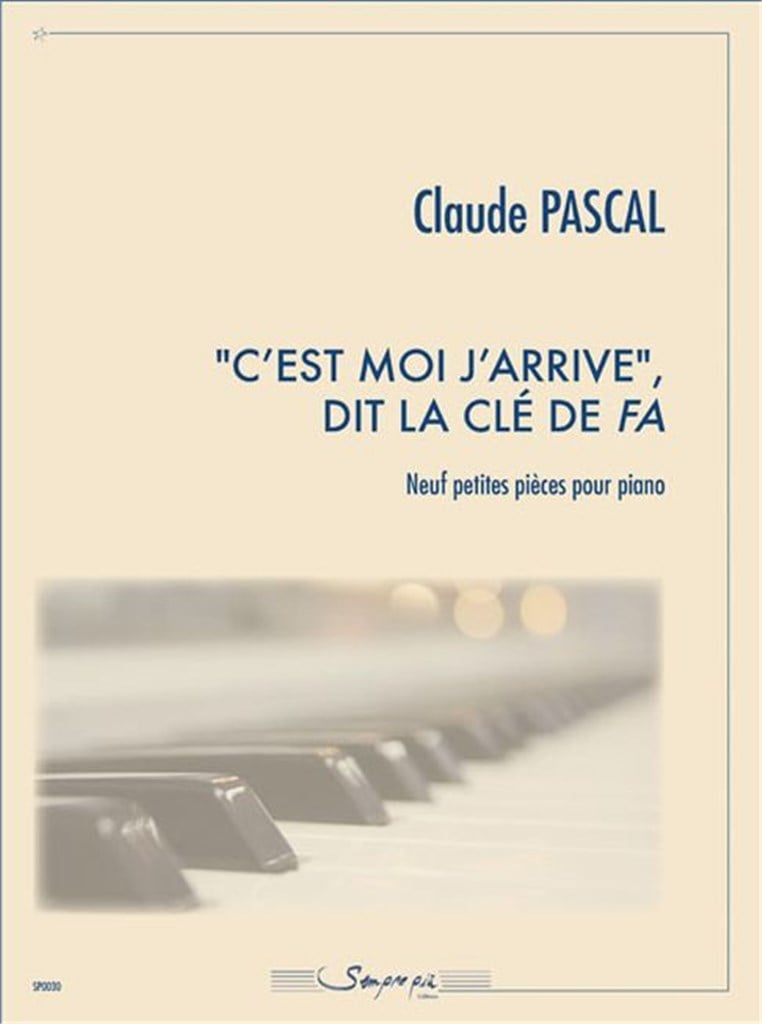 C'est moi j'arrive, dit la clé de fa