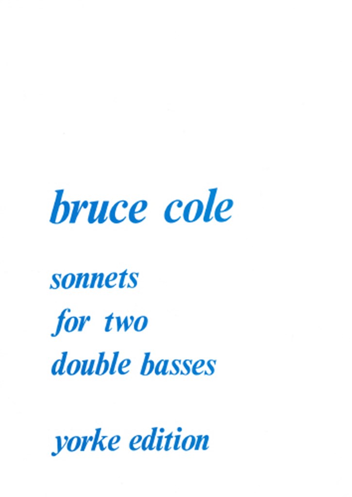 Sonnets For Two Double Basses