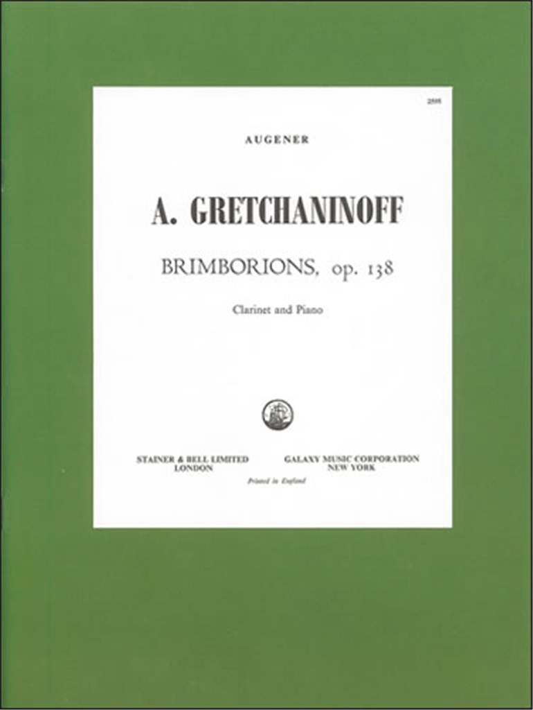 Brimborions For Clarinet and Piano