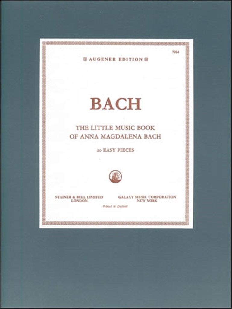 Little Music Book Of Anna Magdalena Bach