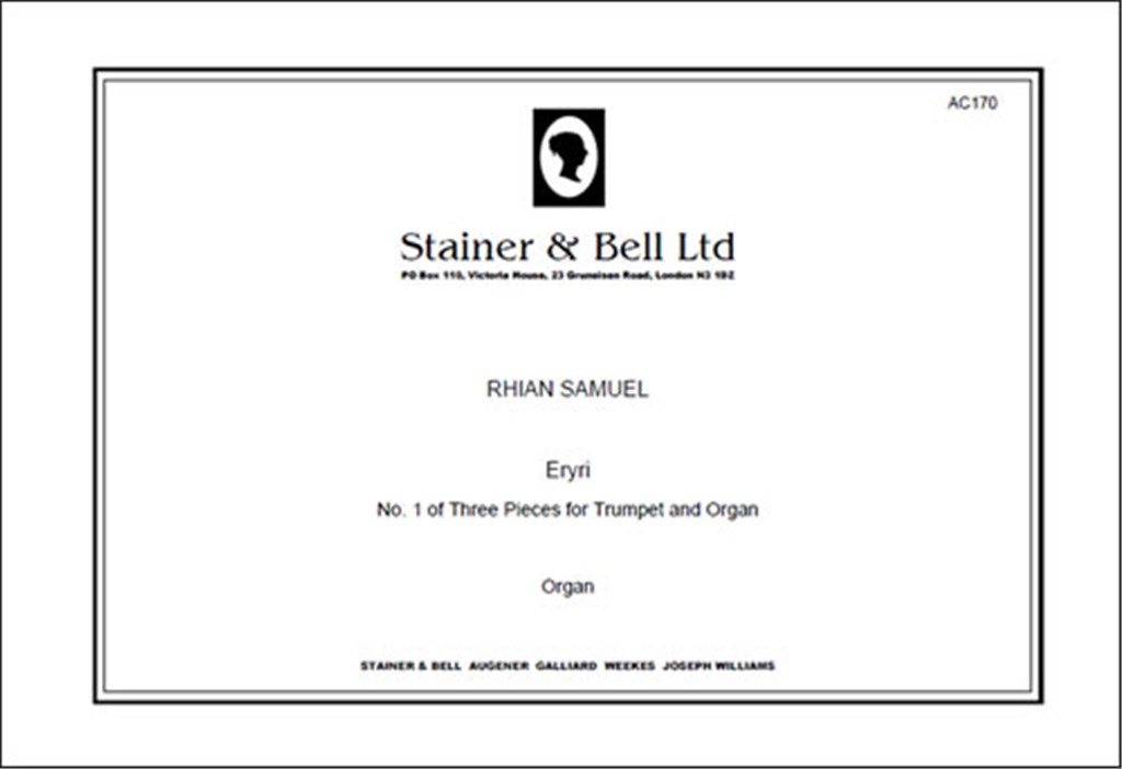 Eryri (No 1 Of Three Pieces For Trumpet & Organ)
