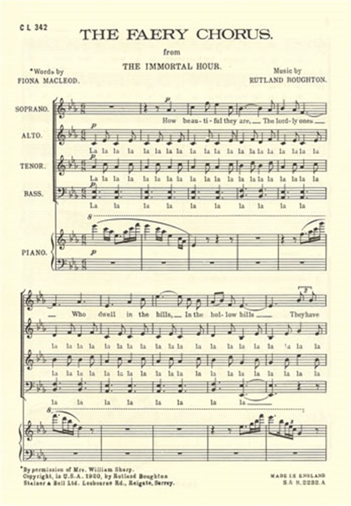 Faery Chorus From The Immortal Hour