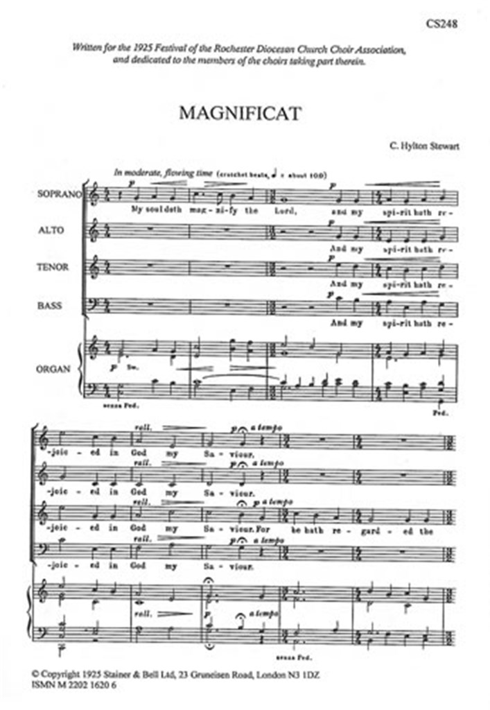 Magnificat and Nunc Dimittis In C