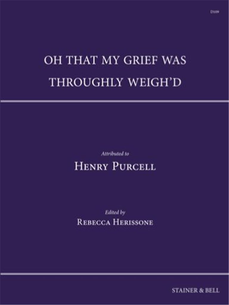 Oh that my grief was throughly weigh'd