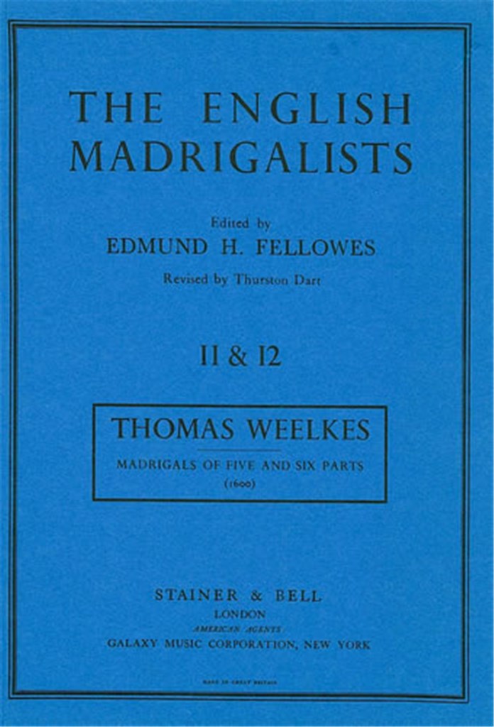 Madrigals To Five and Six Parts