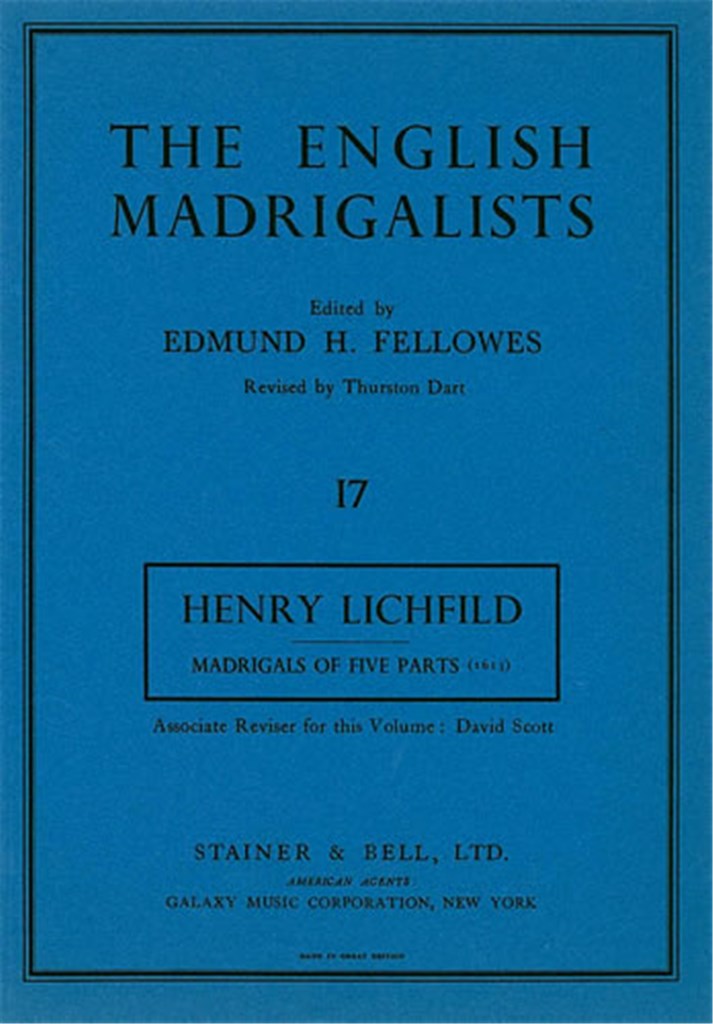 First Set Of Madrigals