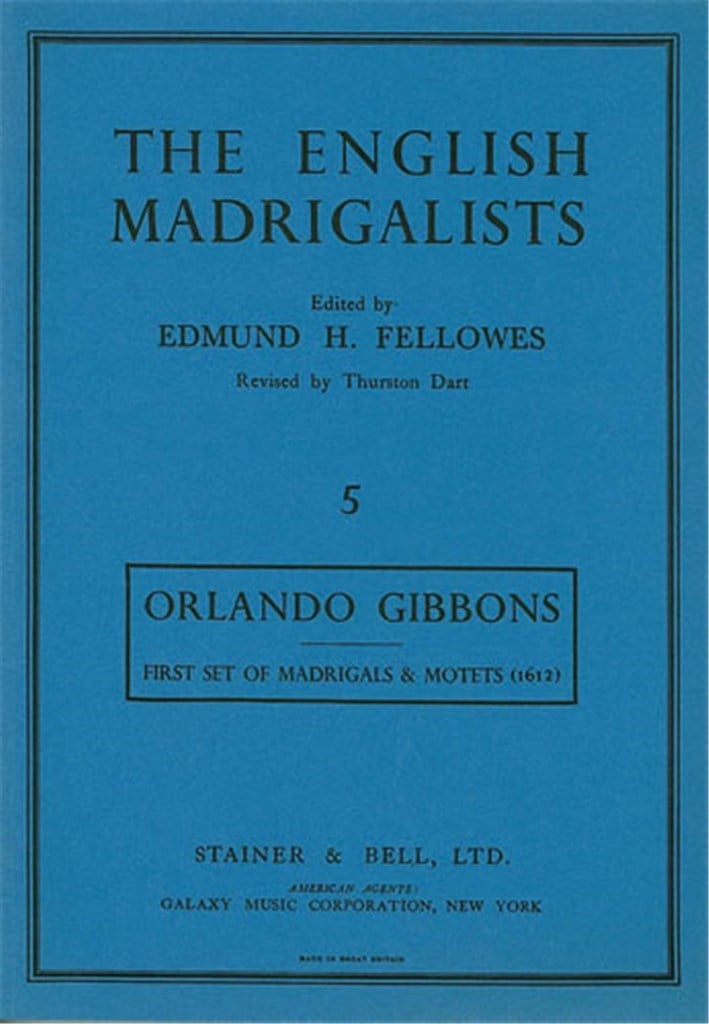 Madrigals and Motets For Five Parts