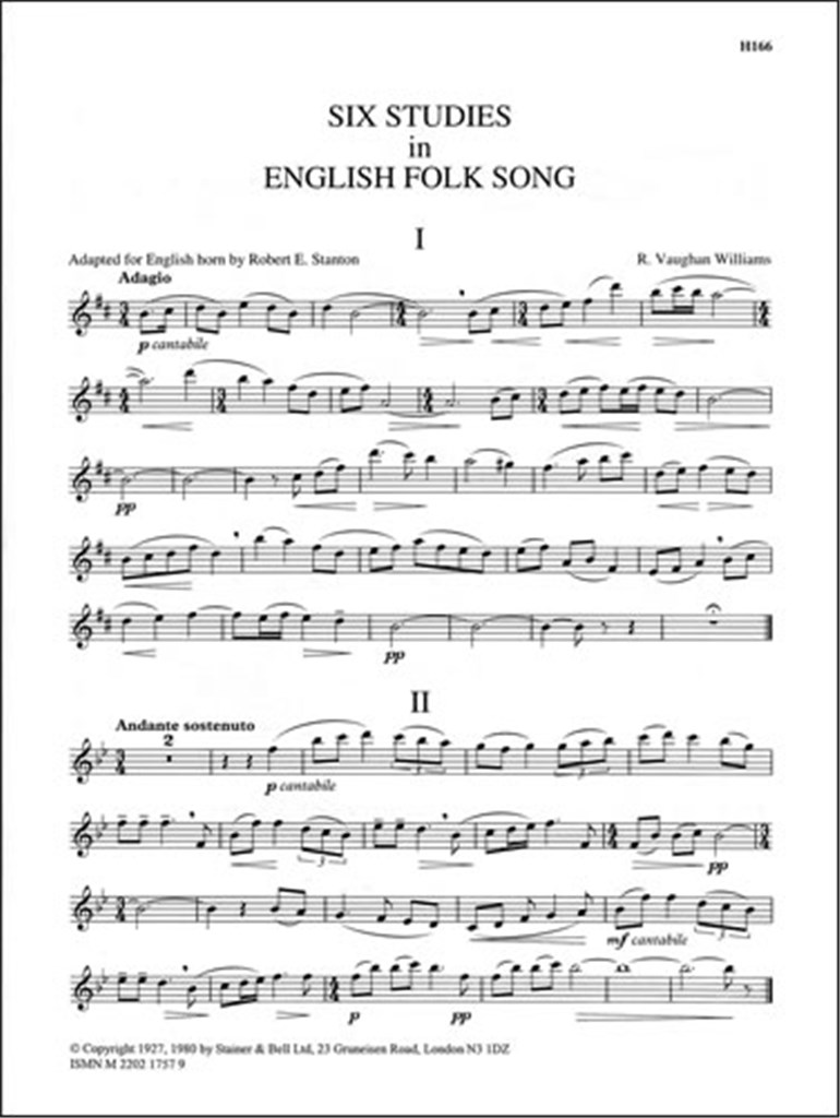 Six Studies In English Folk Song