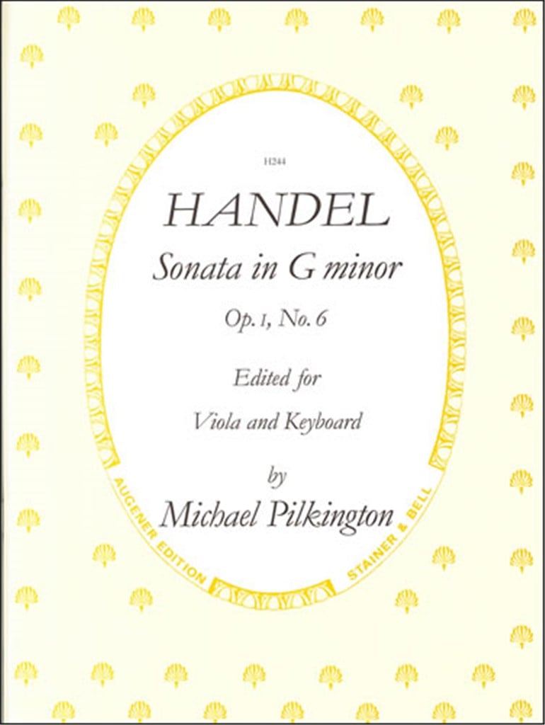 Sonata In G Minor, Op. 1, No. 6