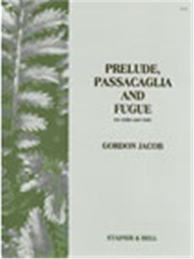 Prelude Passacaglia & Fuge