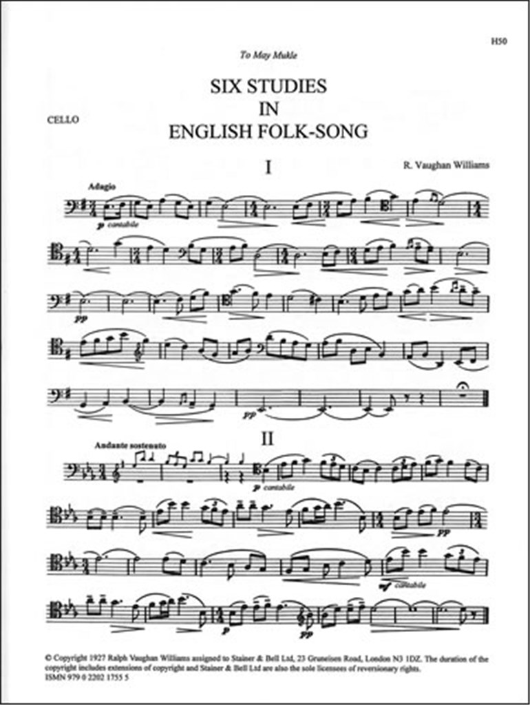 6 Studies In English Folksong