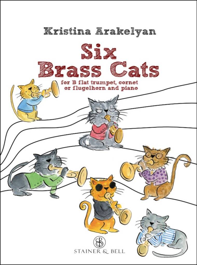 Six Brass Cats