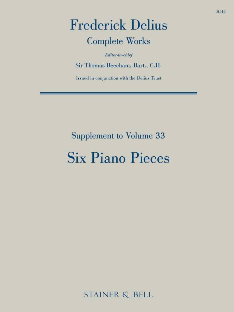 Six Piano Pieces