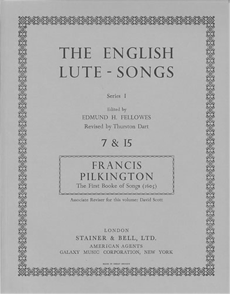 The First Booke Of Songs