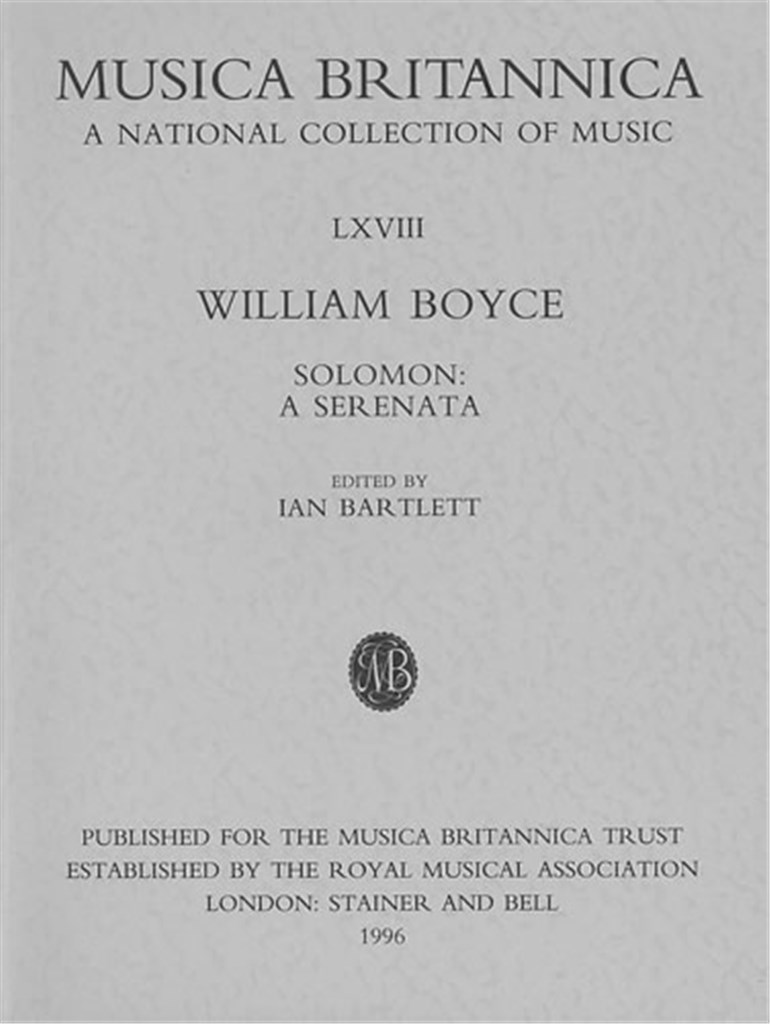 Solomon: A Serenata