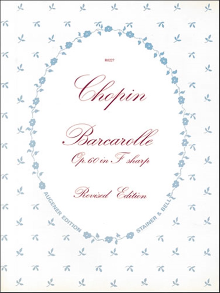 Barcarolle In F Sharp, Op. 60