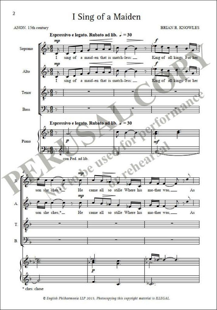 I Sing of a Maiden