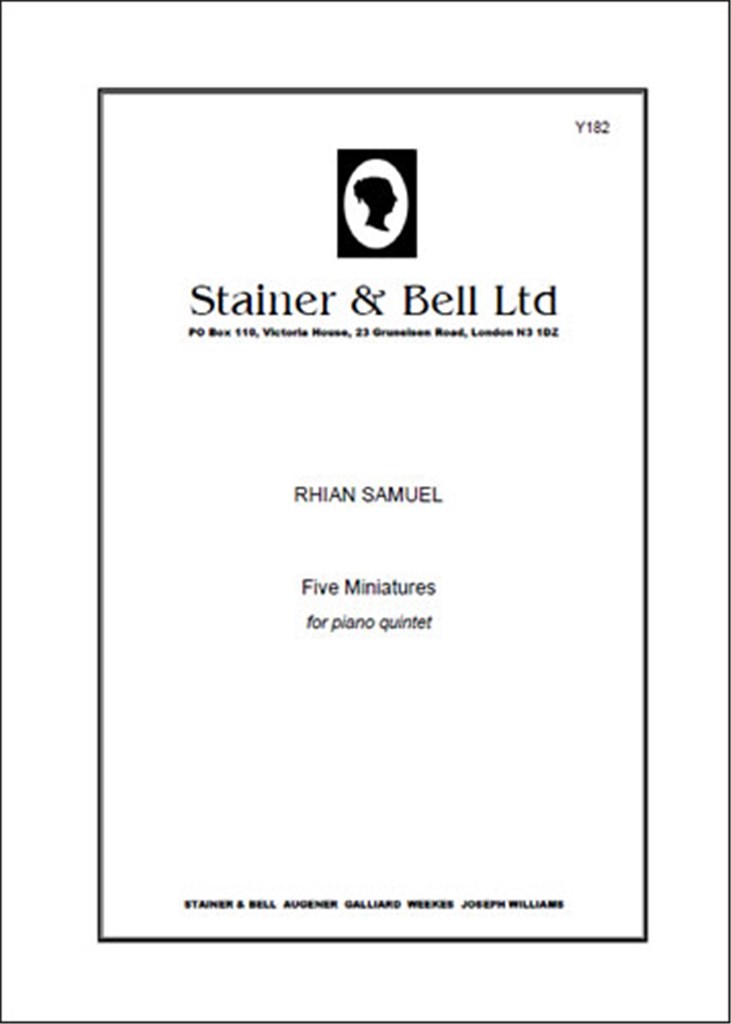 Five Miniatures For Piano Quintet