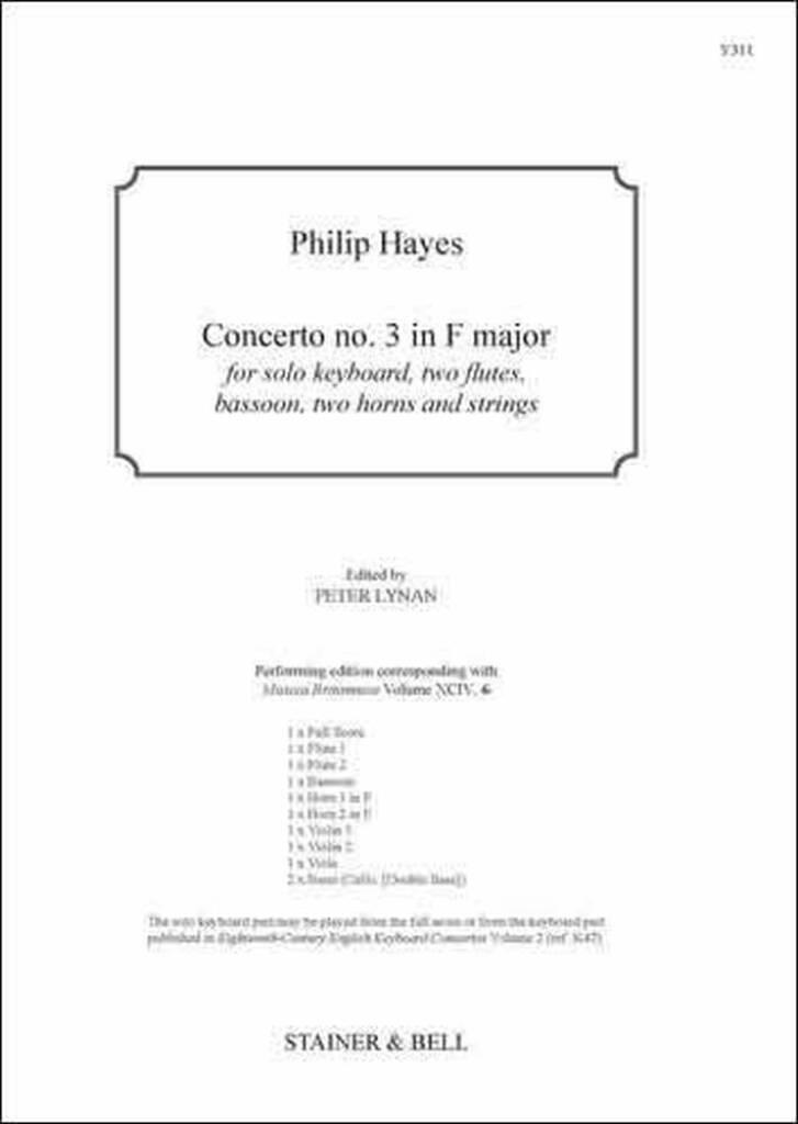 Concerto no. 3 in F major