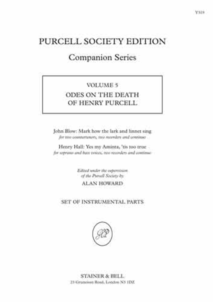 Blow-Hall: Odes On The Death