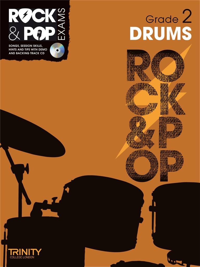 Rock & Pop Exams: Drums Grade 2-CD