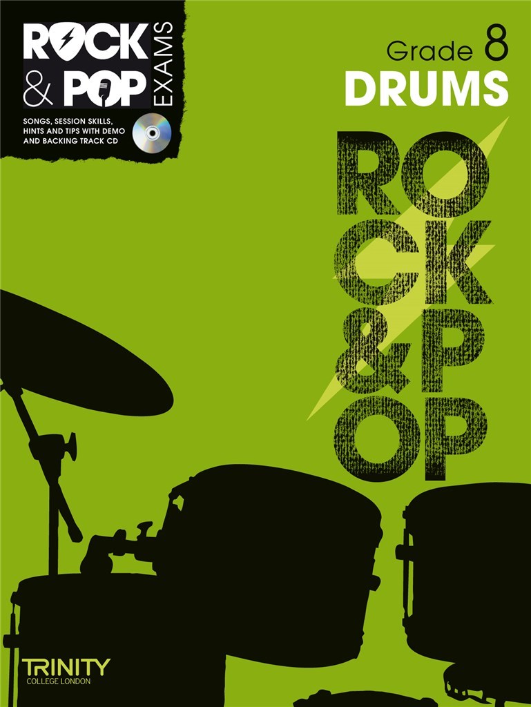 Rock & Pop Exams: Drums Grade 8-CD