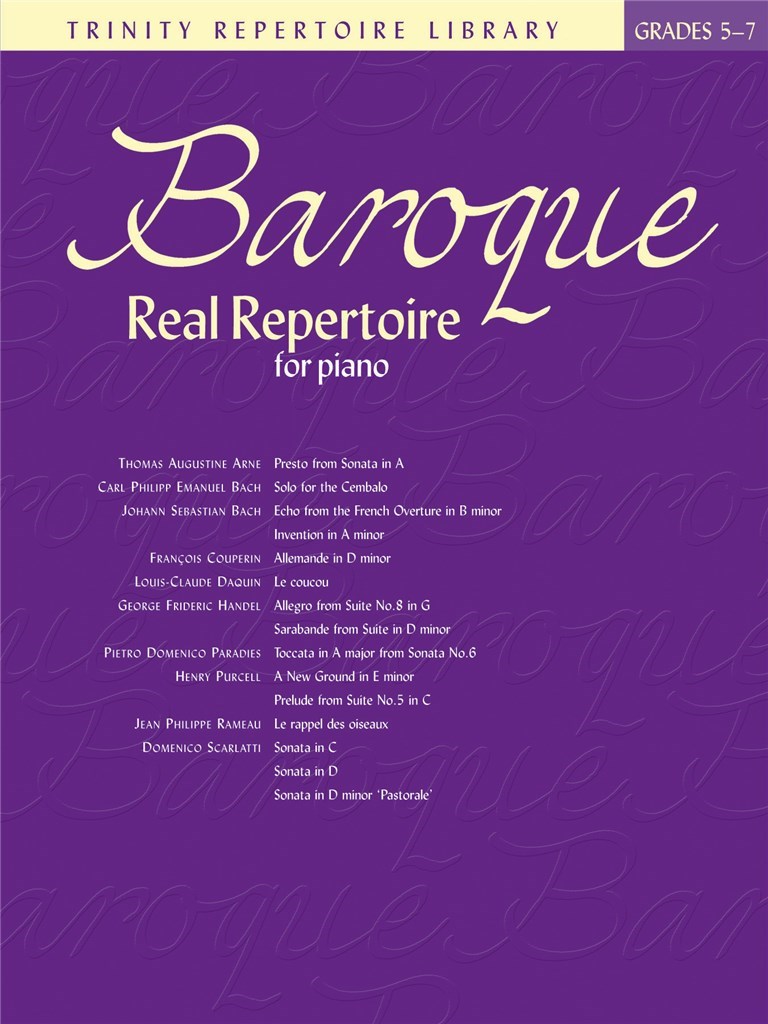 Baroque Real Repertoire for Piano