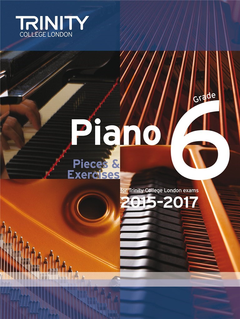 Piano Grade 6 book only 2015-2017