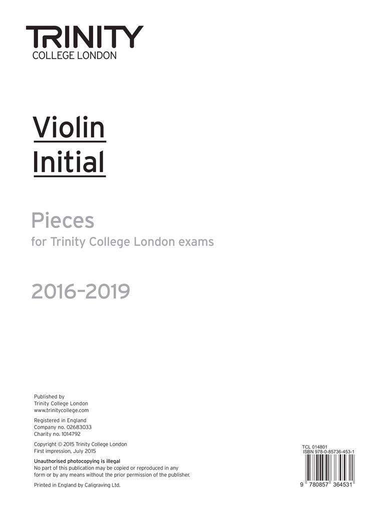 Violin 2016-2019. Initial