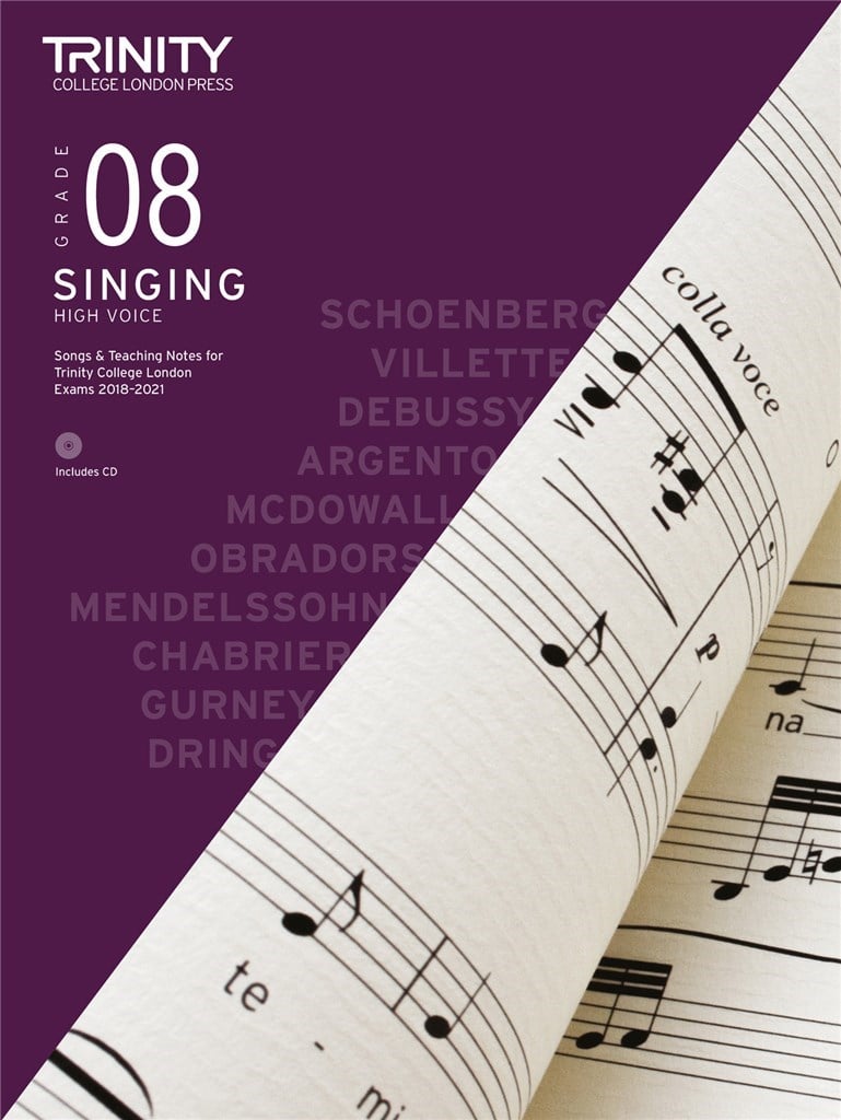 Singing Grade 8 High 2018-2021 (with CD)