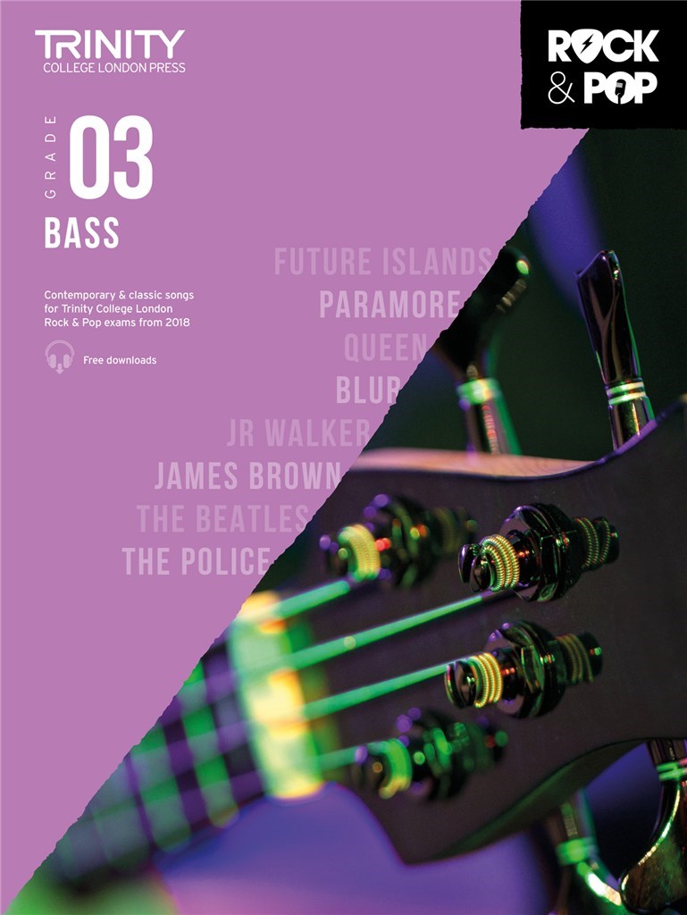 Trinity Rock and Pop 2018 Bass Grade 3