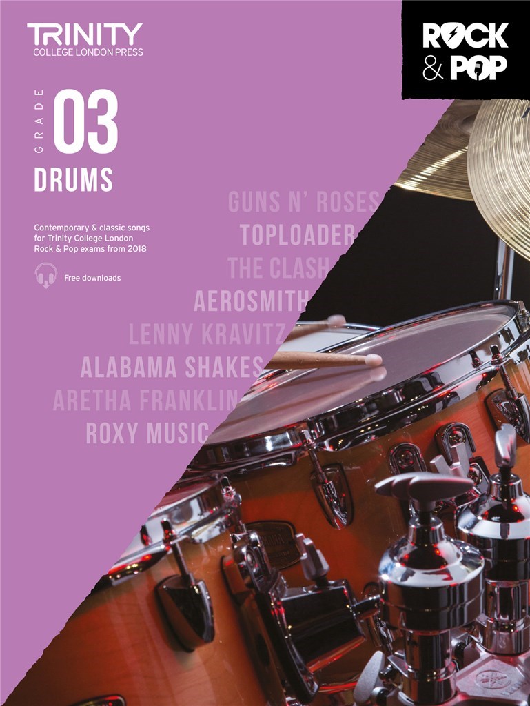 Trinity Rock and Pop 2018 Drums Grade 3