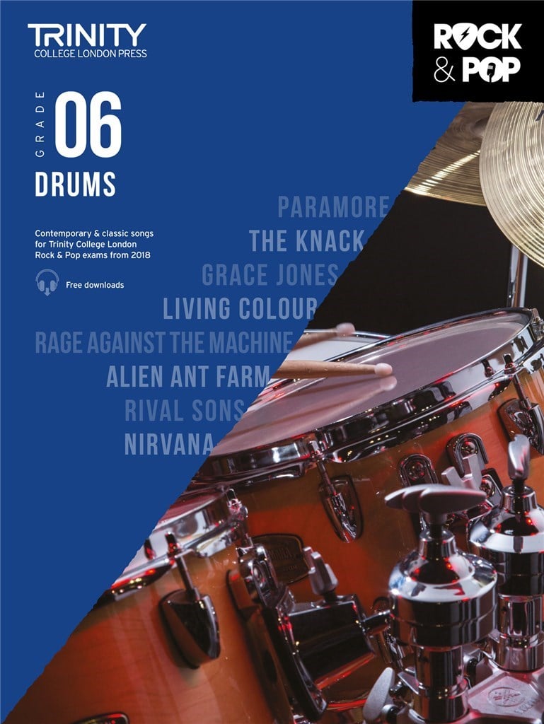 Trinity Rock and Pop 2018 Drums Grade 6