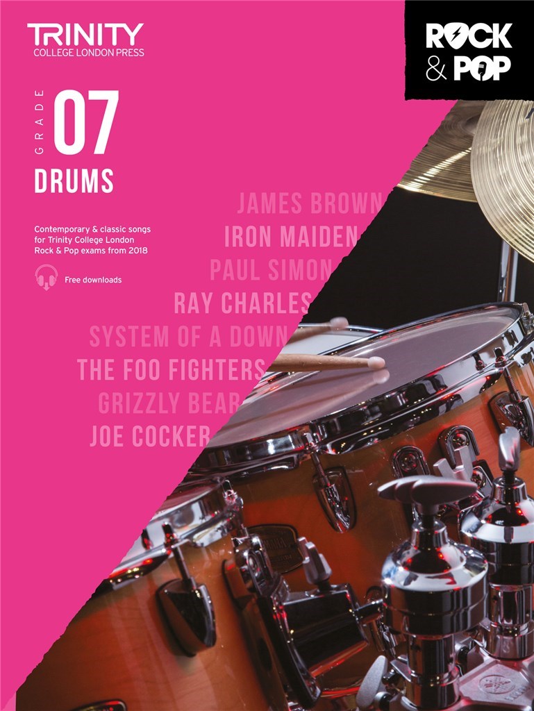 Trinity Rock and Pop 2018 Drums Grade 7