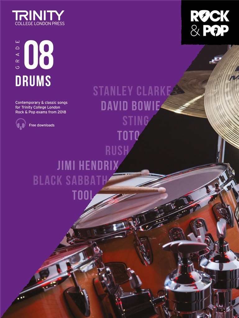 Trinity Rock and Pop 2018 Drums Grade 8