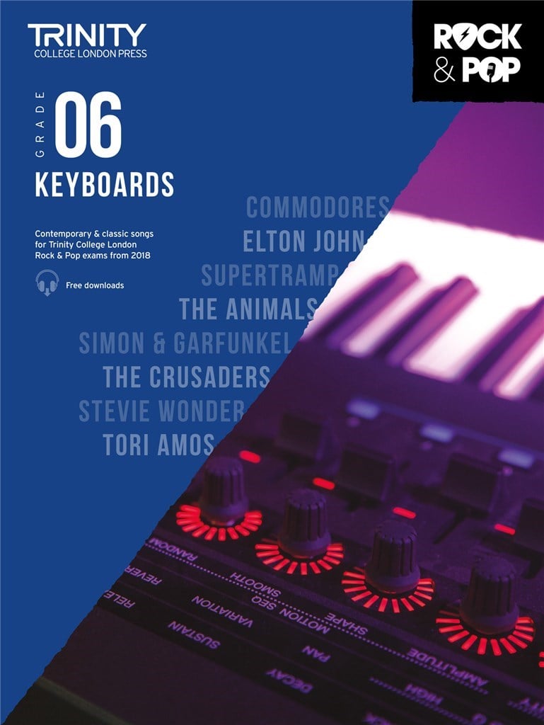 Trinity Rock and Pop 2018 Keyboards Grade 6