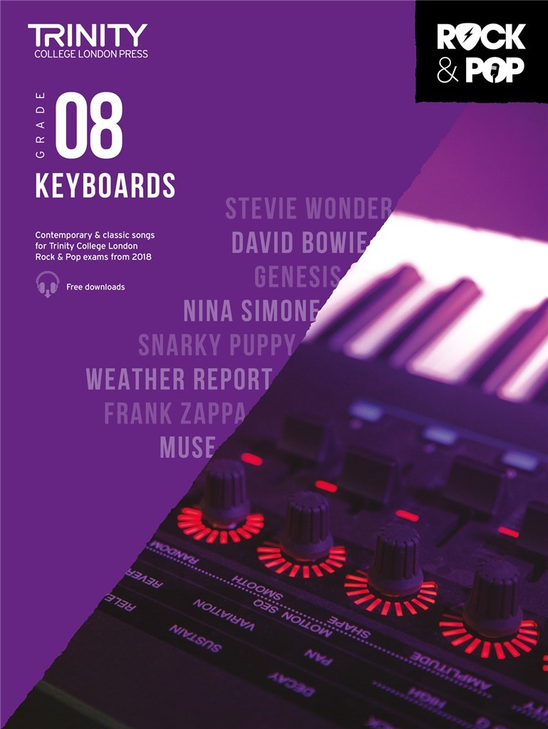 Trinity Rock and Pop 2018 Keyboards Grade 8