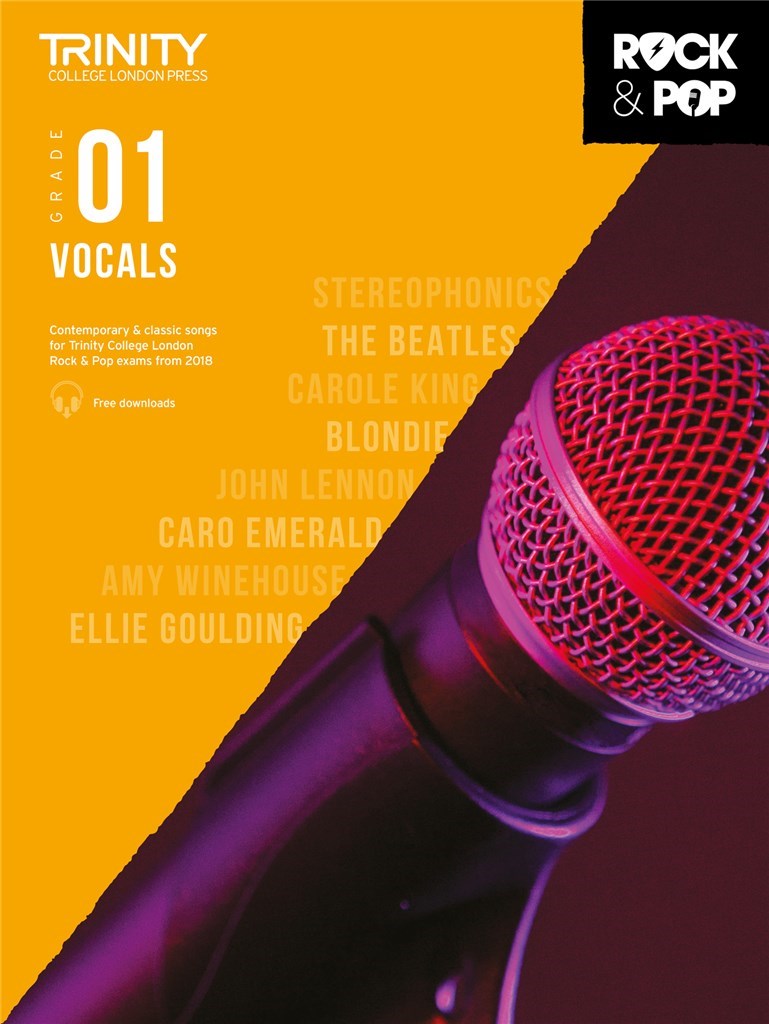 Trinity Rock and Pop 2018 Vocals Grade 1