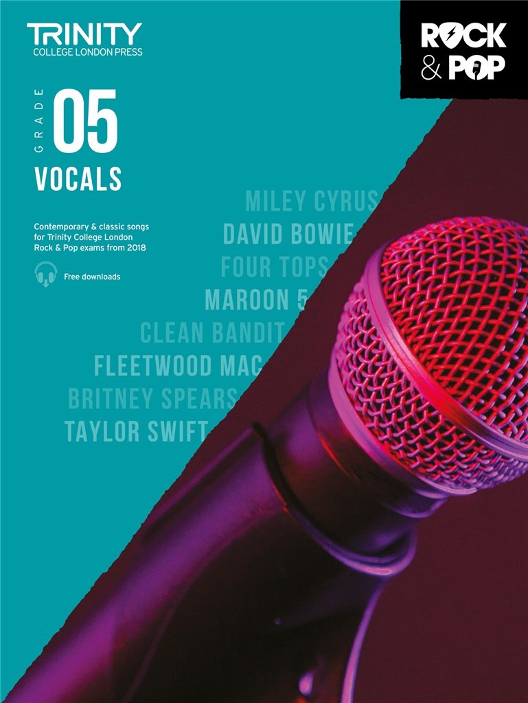 Trinity Rock and Pop 2018 Vocals Grade 5