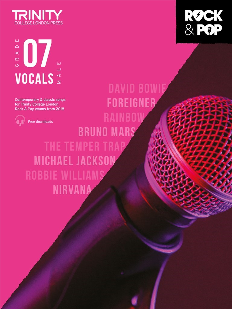 Trinity Rock and Pop 2018 Vocals Grade 7