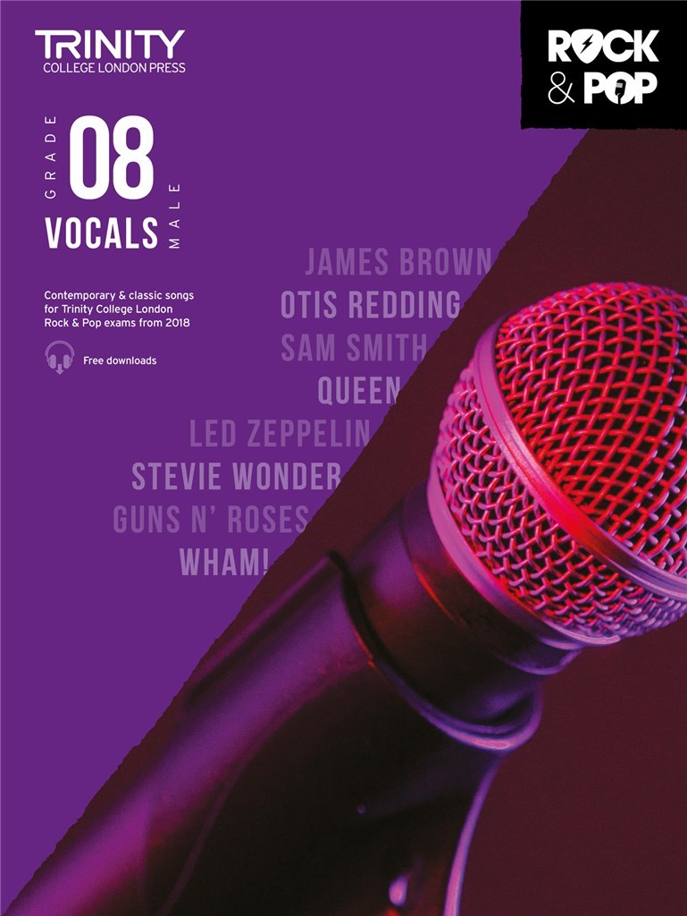Trinity Rock and Pop 2018 Vocals Grade 8