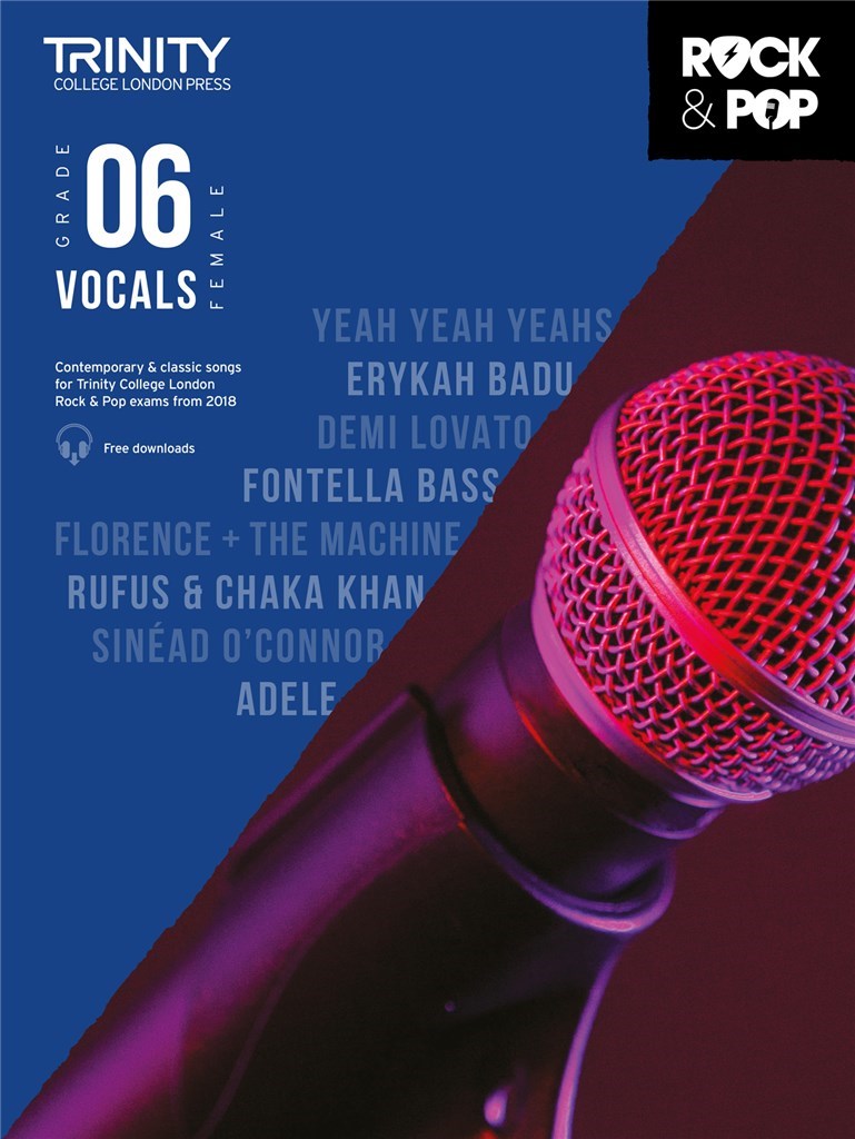 Trinity Rock and Pop 2018 Vocals Grade 6