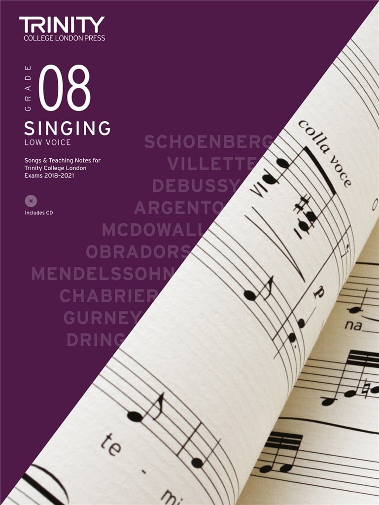 Singing Grade 8 Low 2018-2021 (with CD)