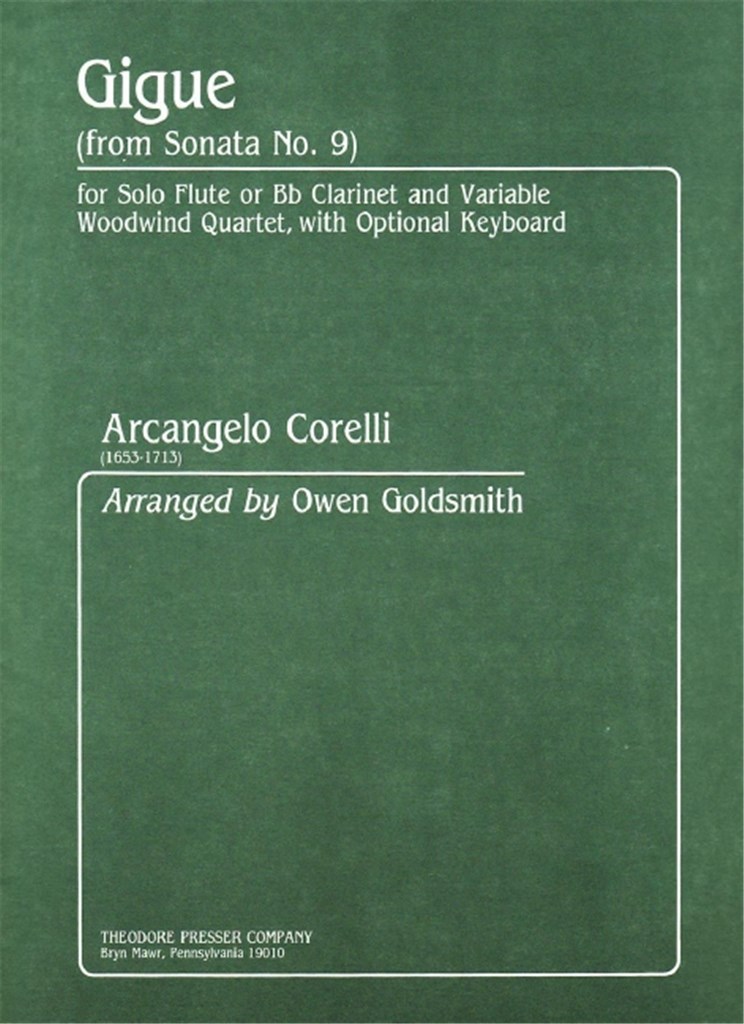 Gigue (From Sonata No. 9)