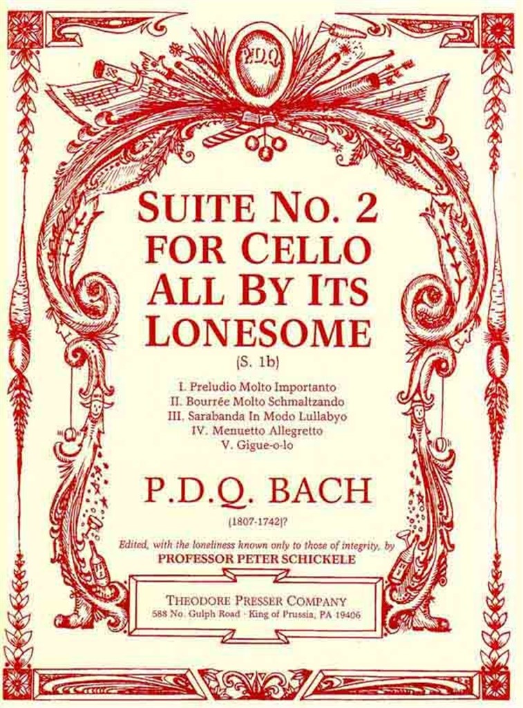 Suite No. 2 for Cello All By Its Lonesome