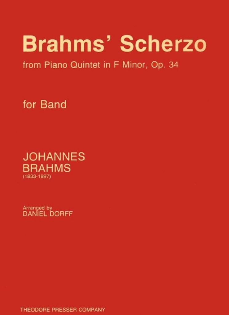 Brahms' Scherzo From Piano Quintet In F Minor